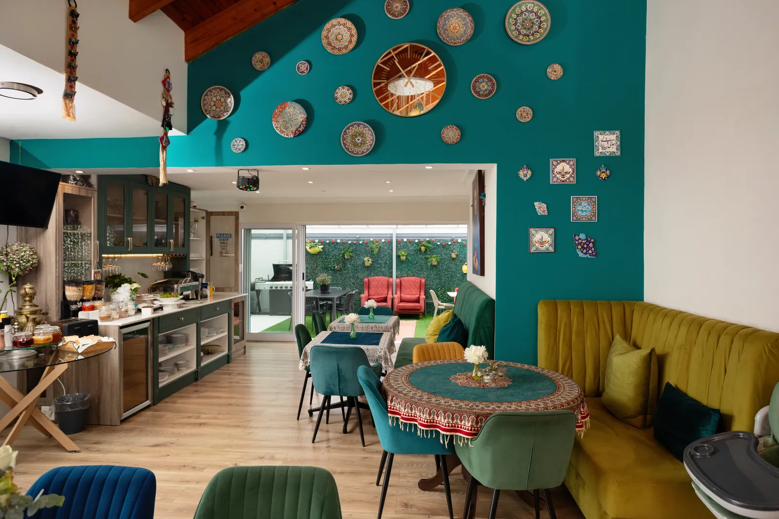 Interior detail at Ocean Vibes Inn